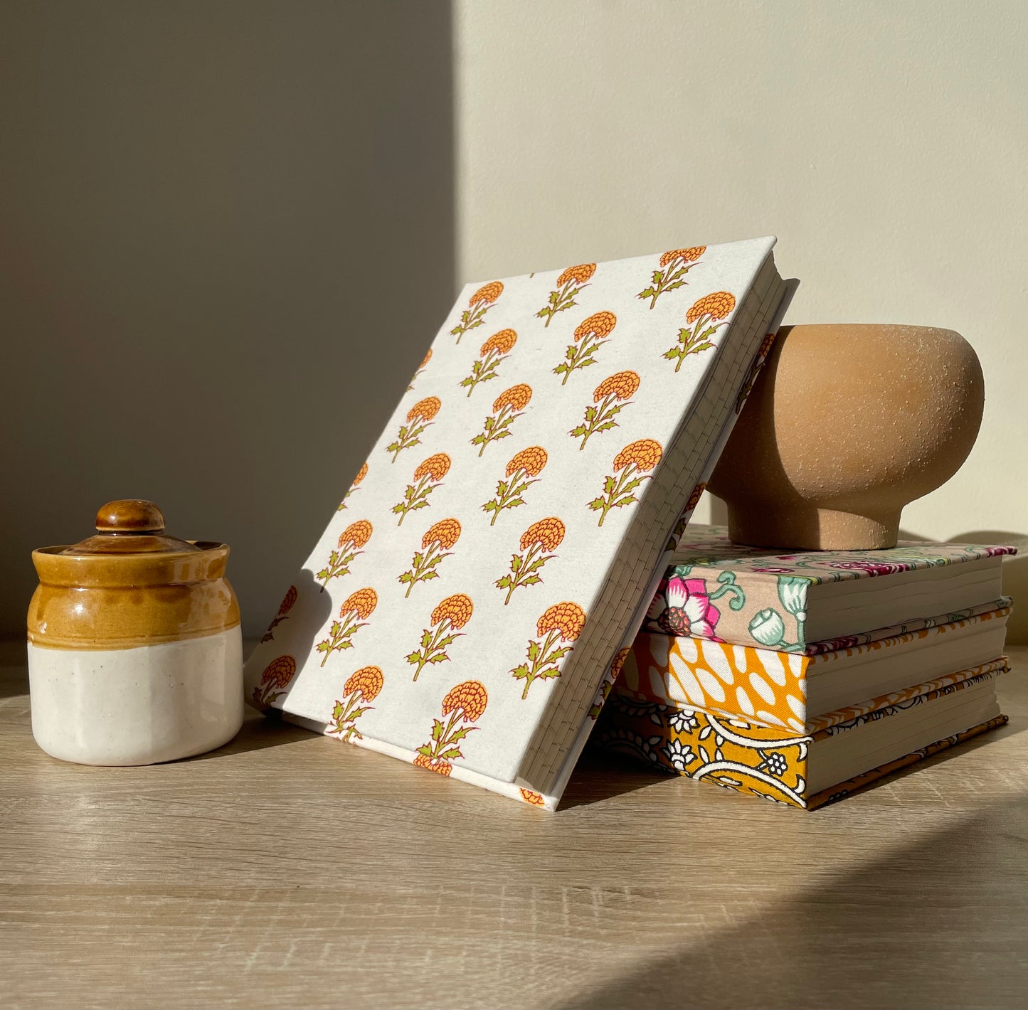 Enchanting Eva - Fabric Cover, Ruled Notebook