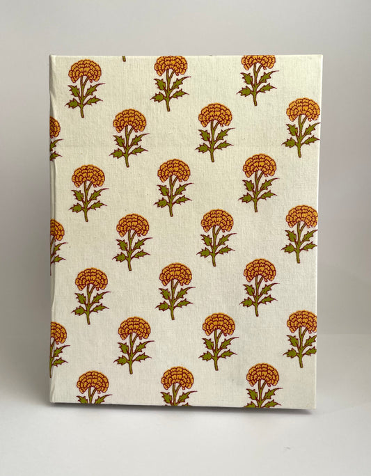 Enchanting Eva - Fabric Cover, Ruled Notebook