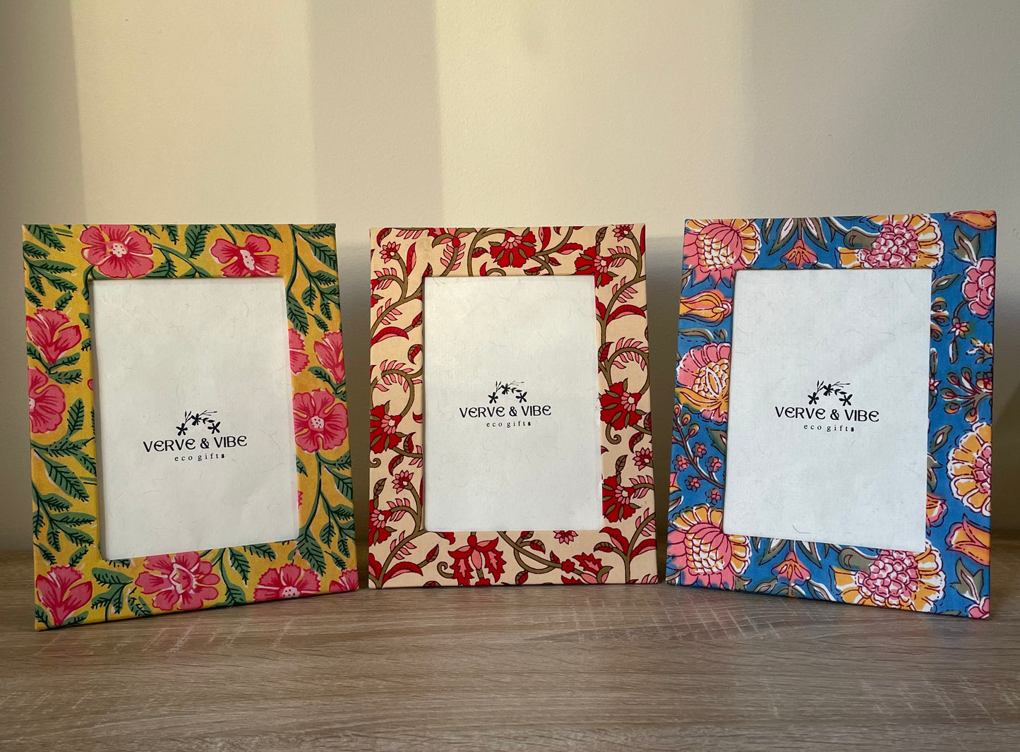 Magical Maya - Fabric & Recycled Paper Board Photo Frame