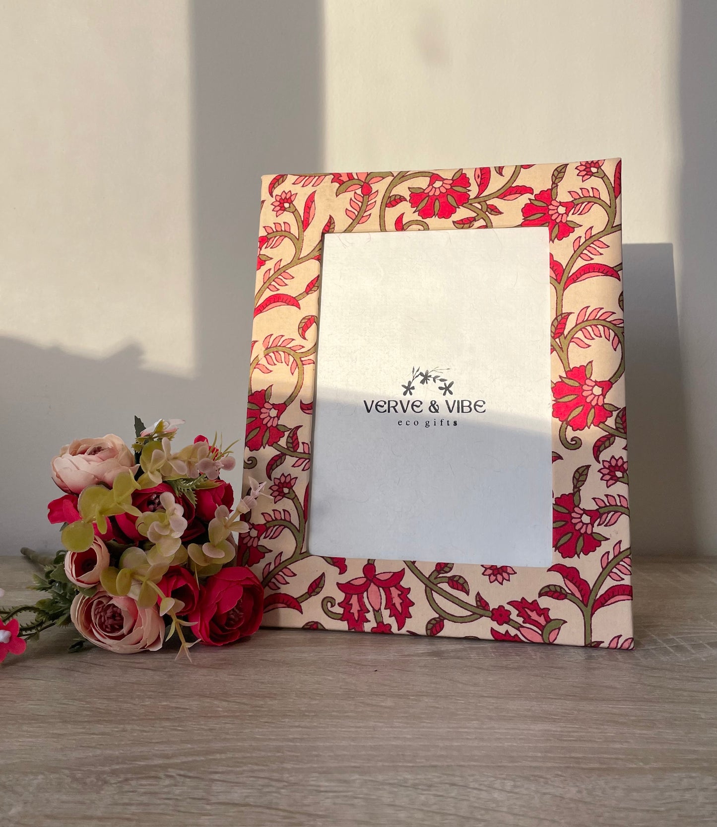 Radiant Alya - Fabric & Recycled Paper Board Photo Frame